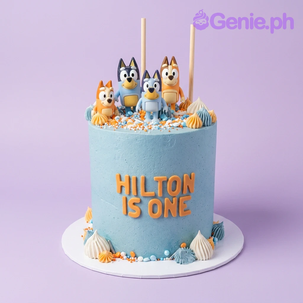 Bluey Money Cake Design