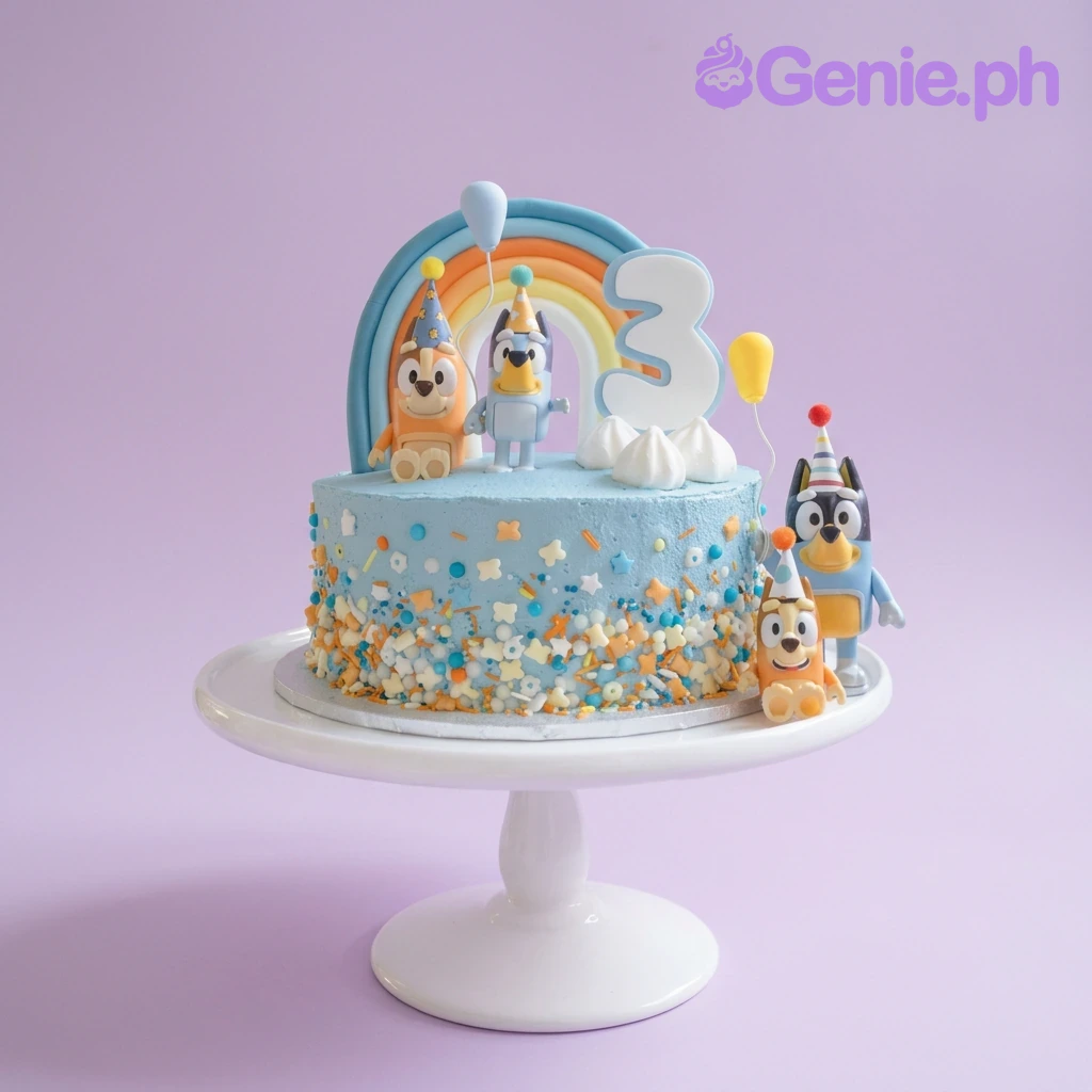 Bluey Merida Cake Design