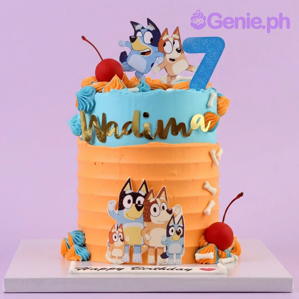Bluey Money Cake Design