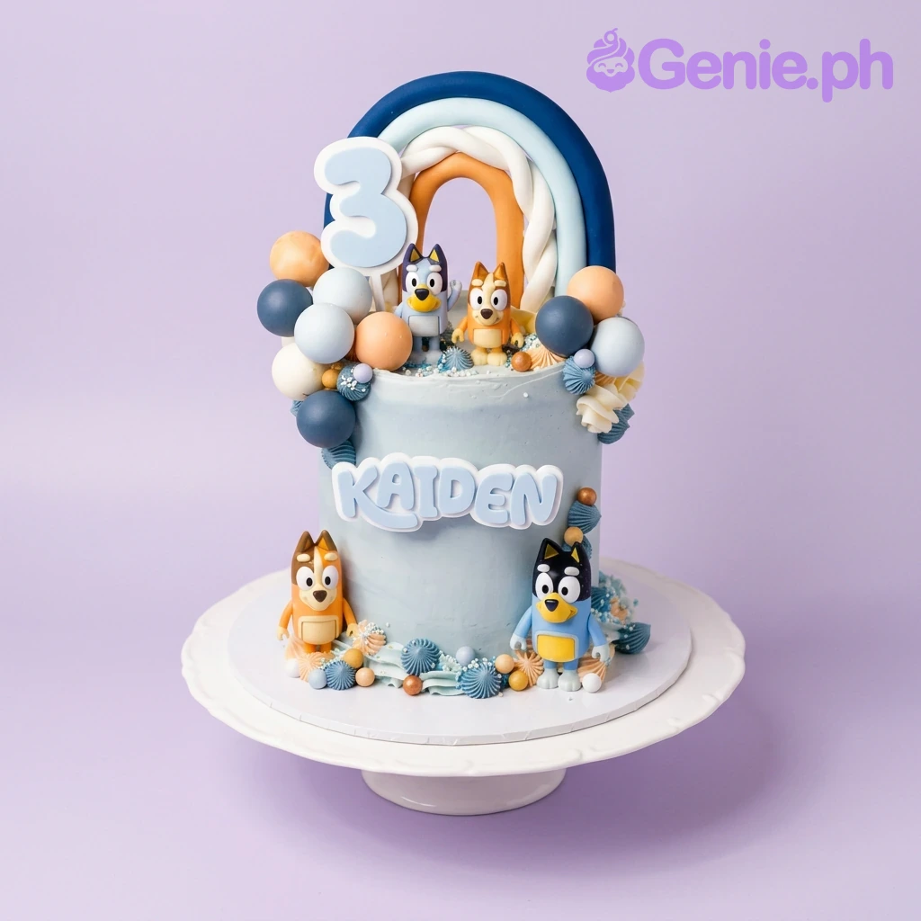 Bluey Money Cake Design