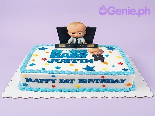 Boss Baby 1st Birthday Cake