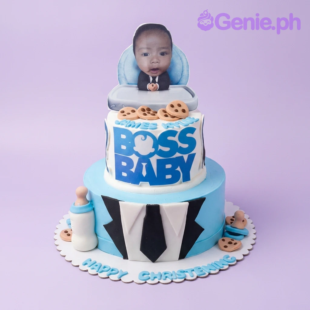 Boss Baby Christening Girl Cake Design