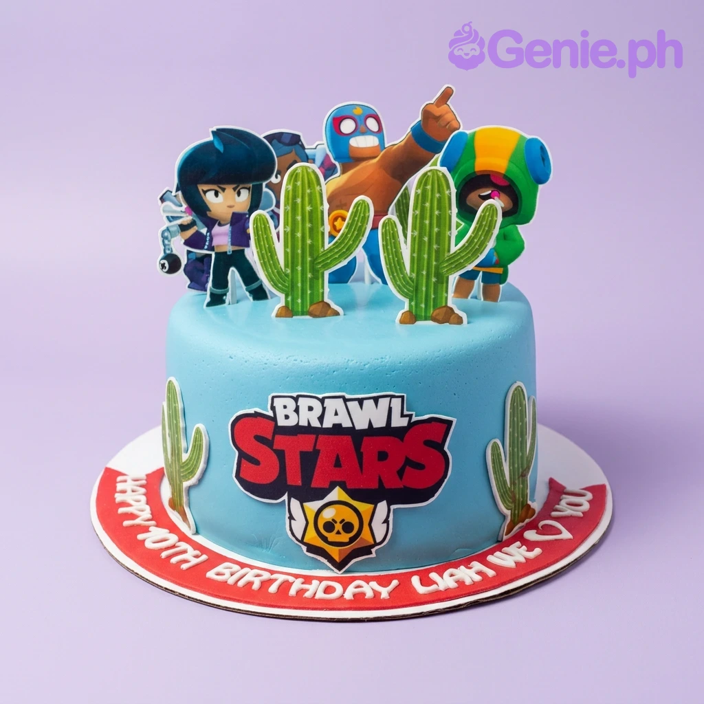 Brawl Stars Cactus Cake Design Brawl Stars Cactus Cake Design