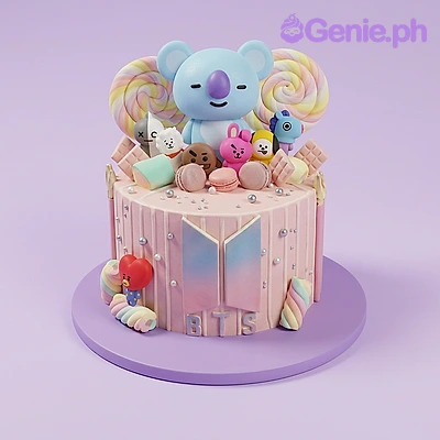 Bt21 Koala Cake Design