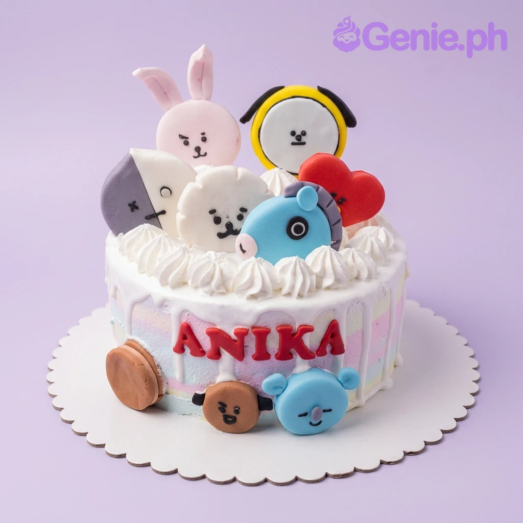 Bt21 Kpop Koala Cake Design