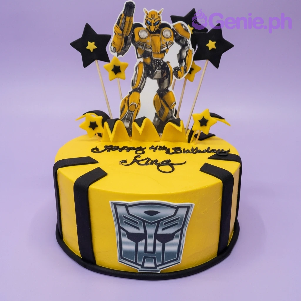 Bumblebee Transformers Cake
