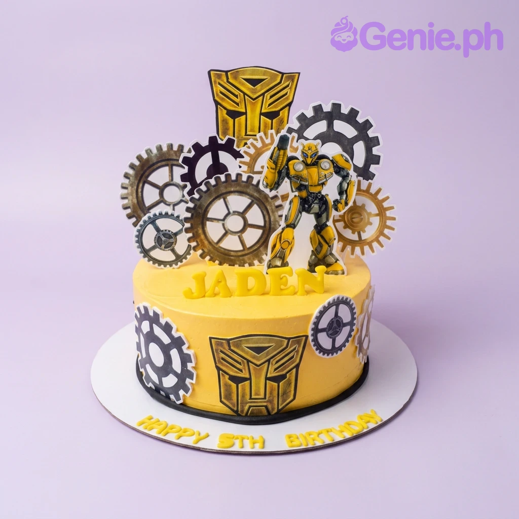 Bumblebee Transformers Cake