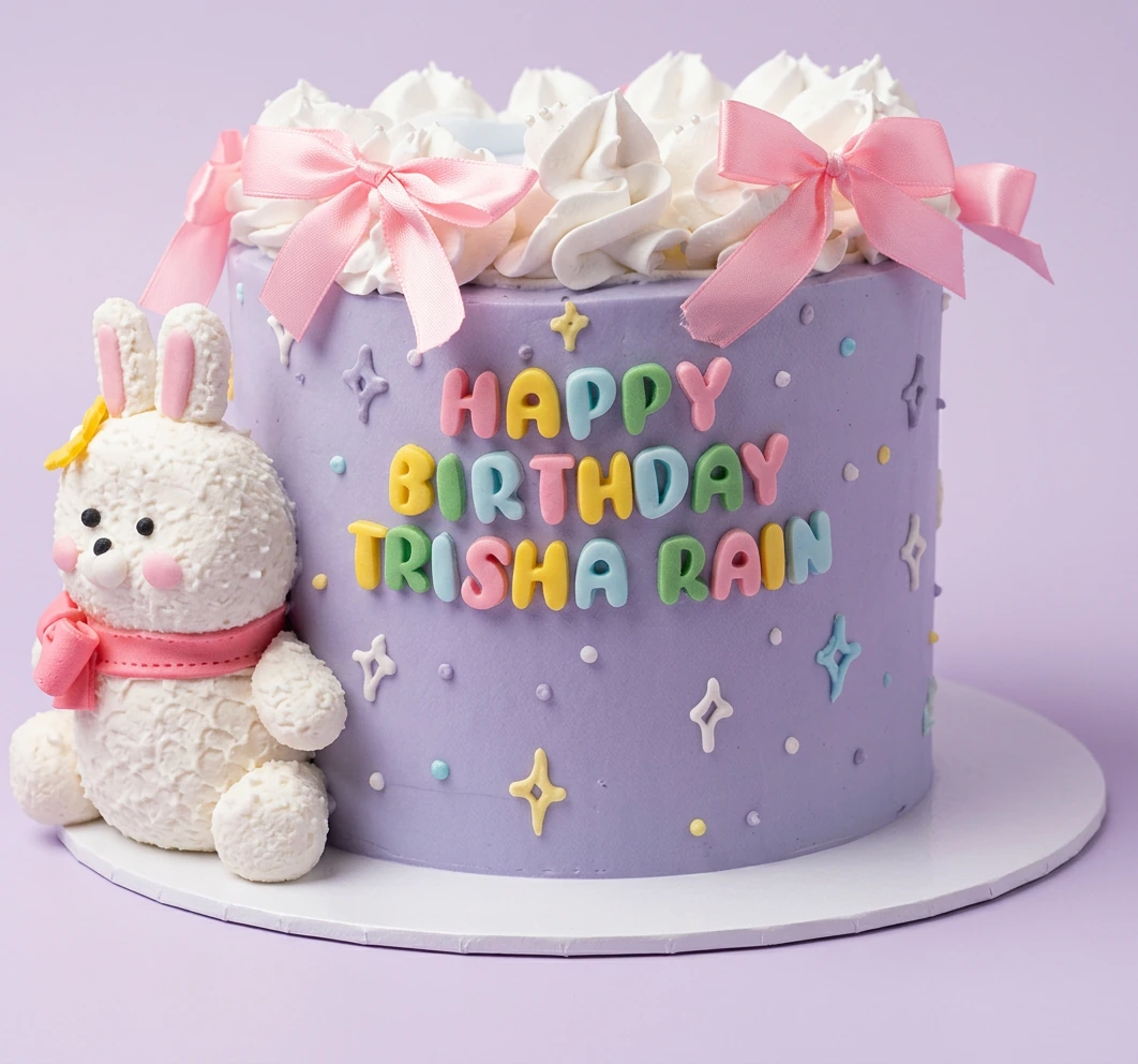 Bunny Birthday Cake