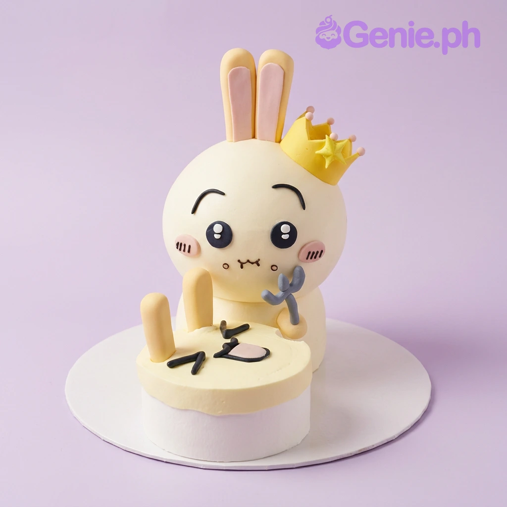 Bunny Crown Cake Design Bunny Crown Cake Design
