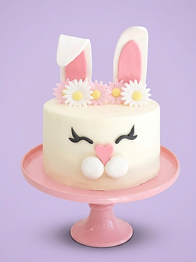 Bunny Face Cake