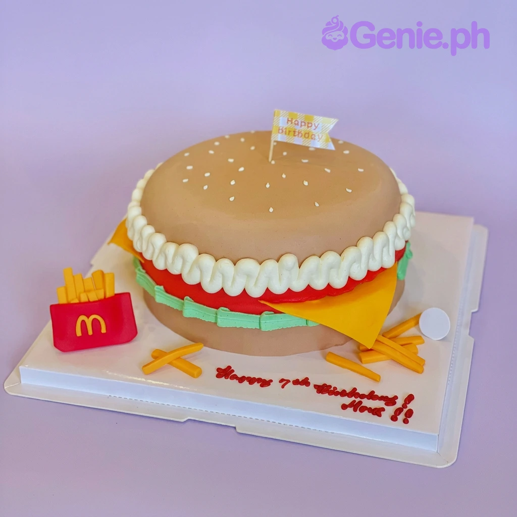 Burger Mcdo Cake Design