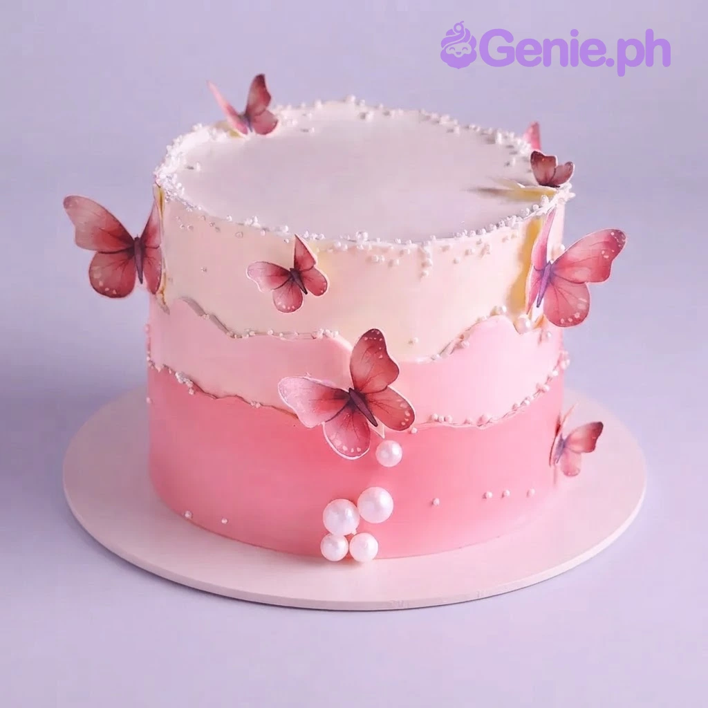 Butterfly Dream Catcher Cake Design