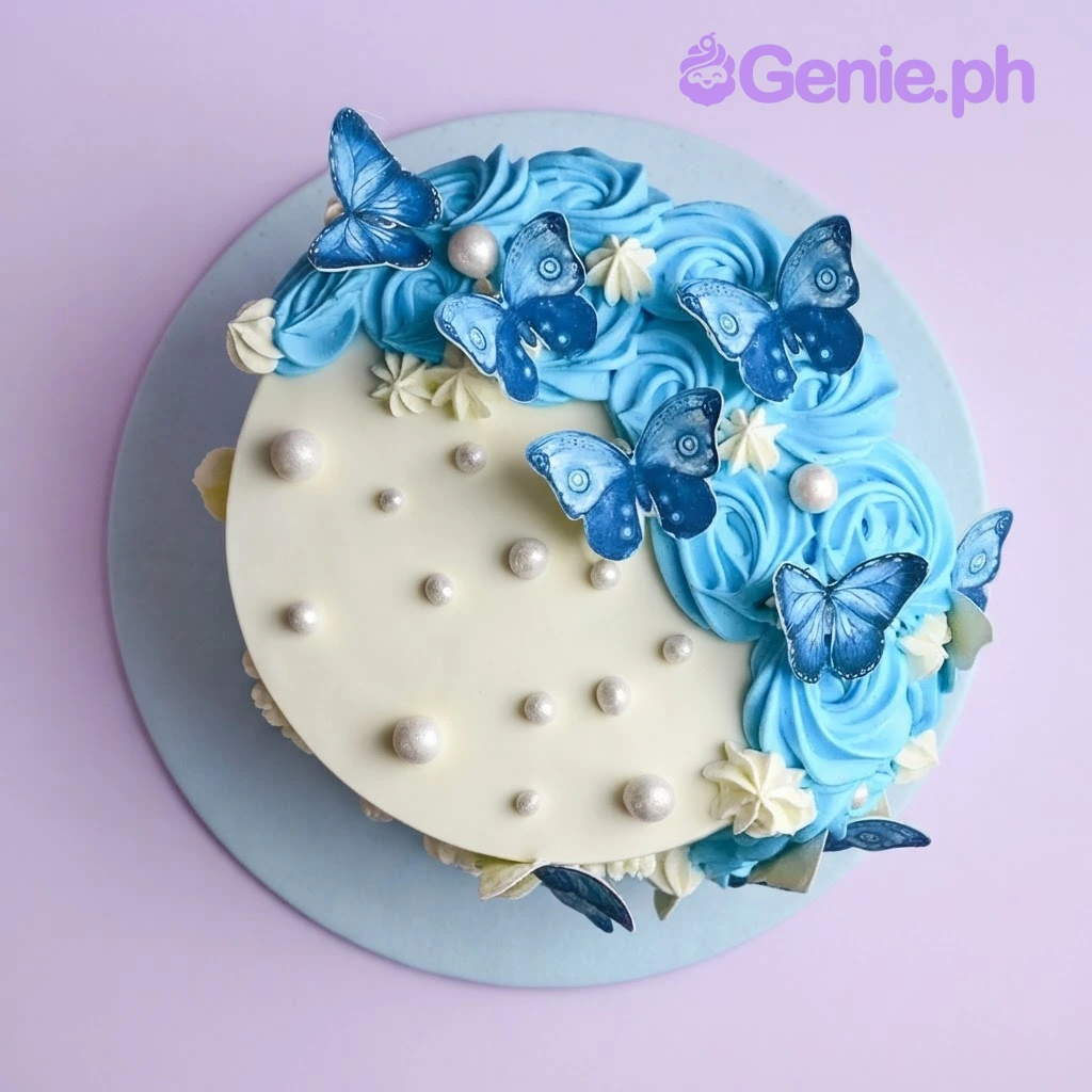 Butterfly Blues Clues Cake Design Butterfly Blues Clues Cake Design