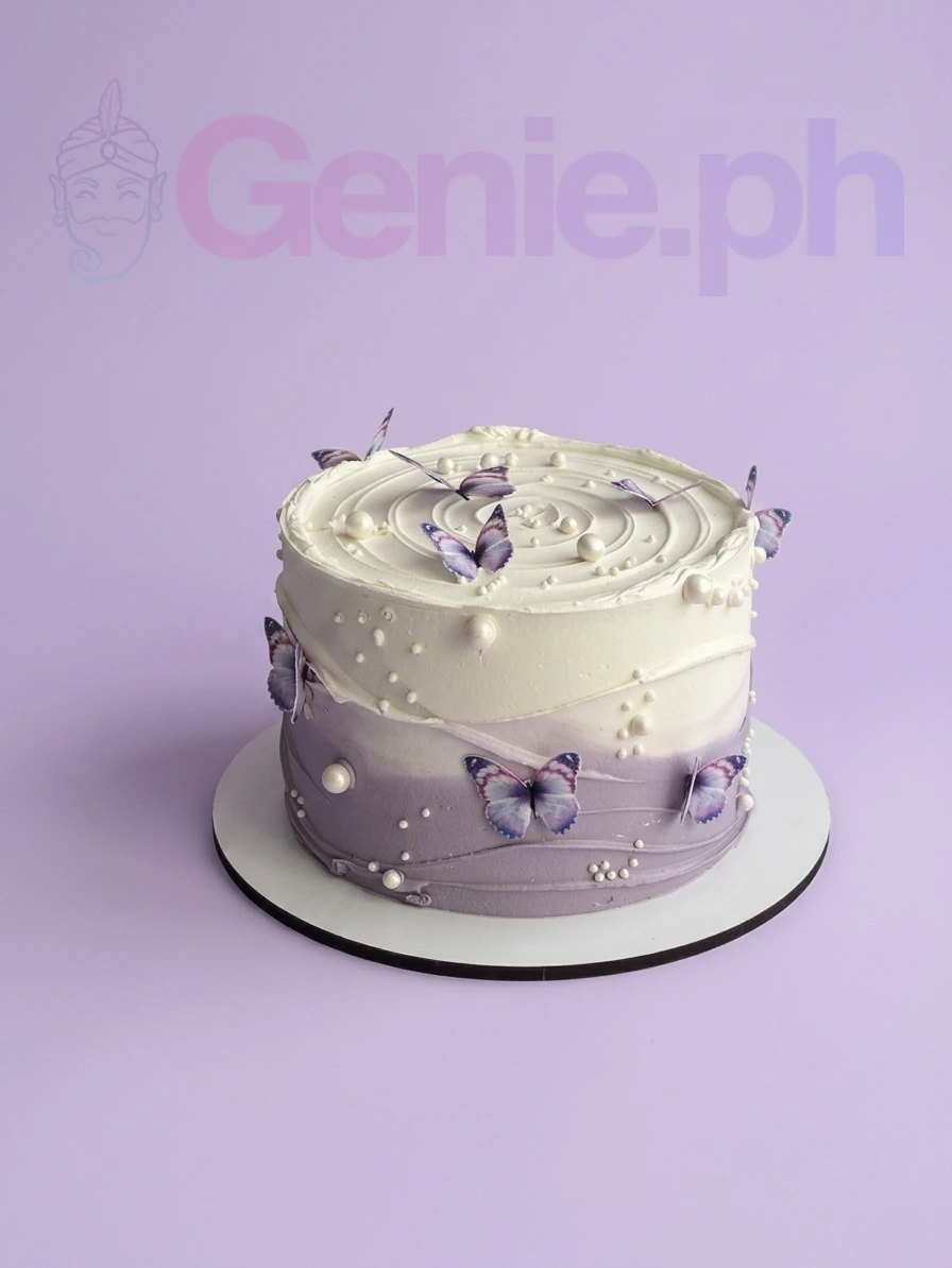 Butterfly Minimalist Cake