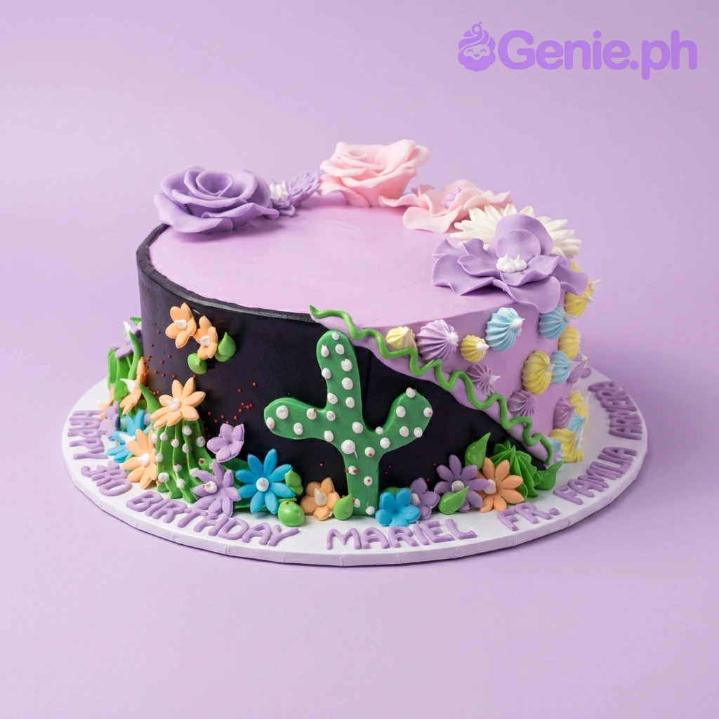 Cactus Floral Cake Cactus Floral Cake