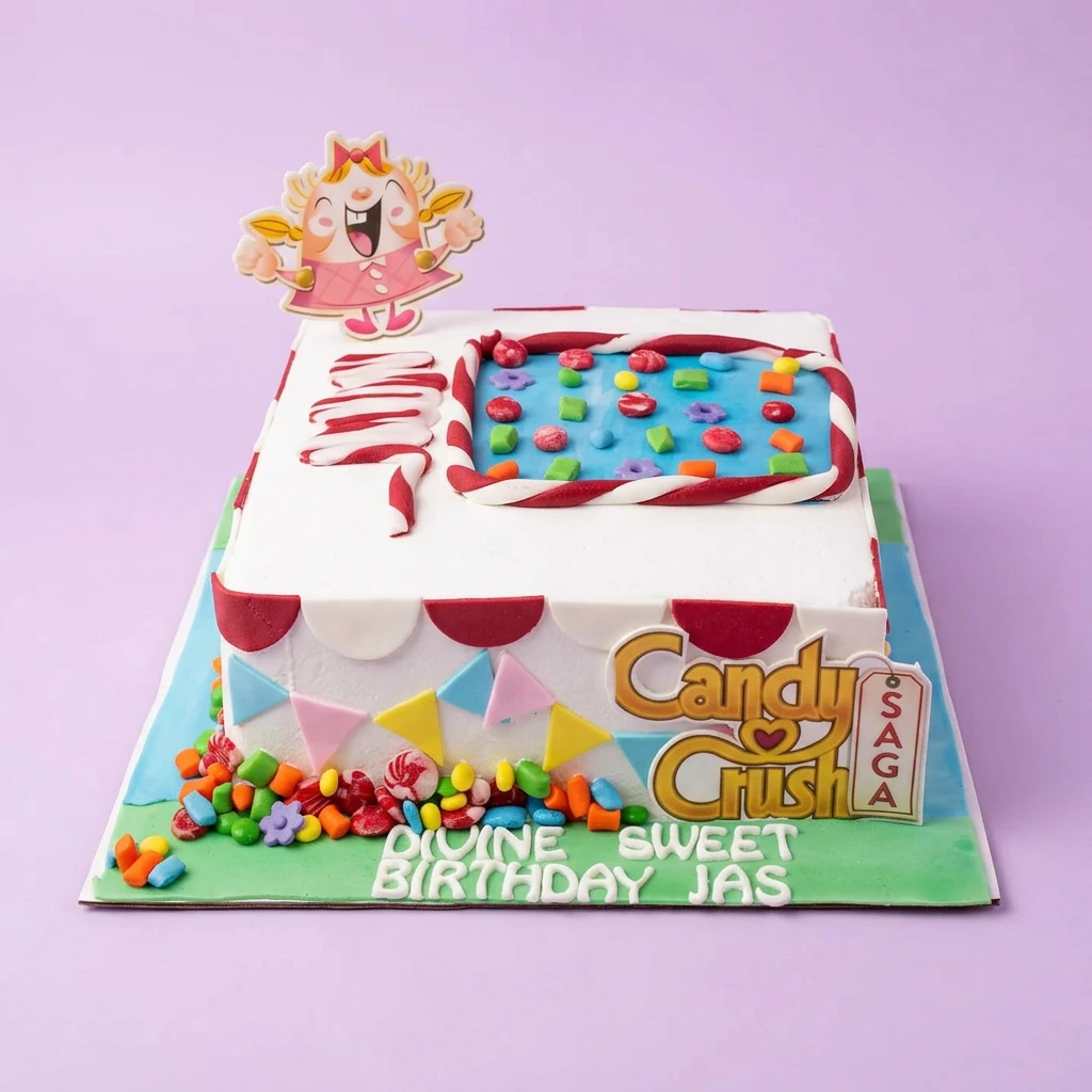 Candy Crush Saga Squid Game Cake Design
