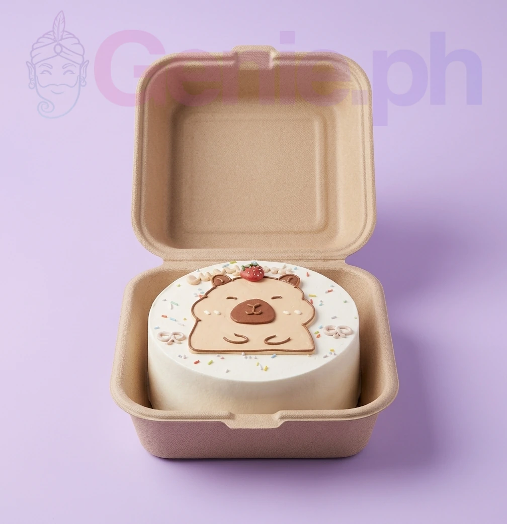 Capybara Bento Cake