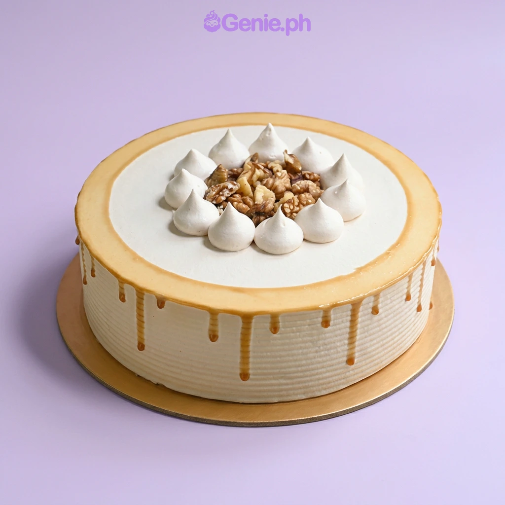 Caramel Walnut Merida Cake Design