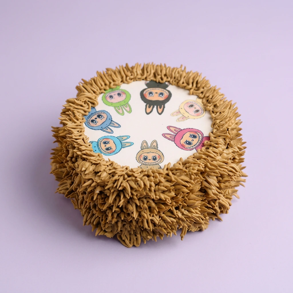 Cartoon Animal Costume Caramel Cake Design Cartoon Animal Costume Caramel Cake Design