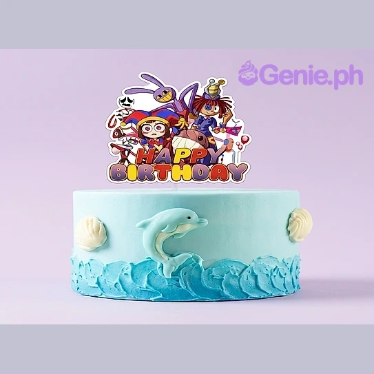 Cartoon Dolphin Cake