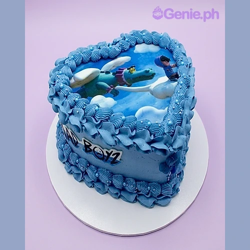 Cartoon Heart Cake