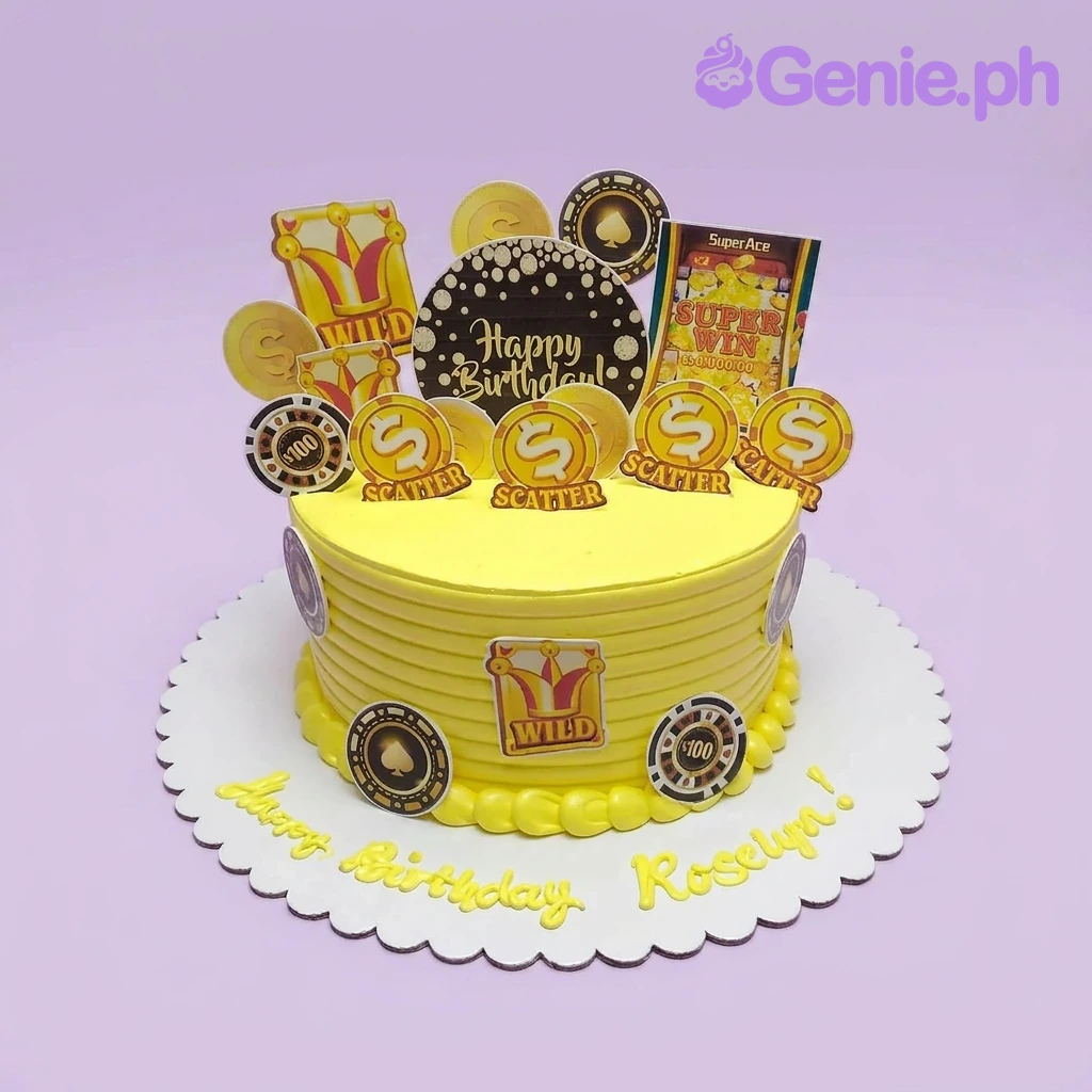 Casino Wild One Cake Design