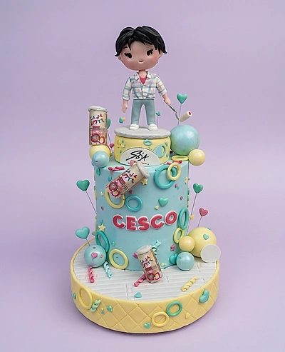 Cesco K-pop Jeans Cake Design