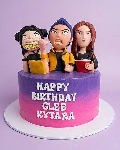 Character Birthday Shirt Cake Design