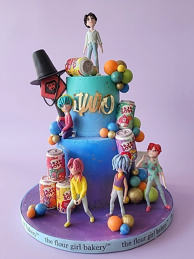 Character Birthday Shirt Cake Design