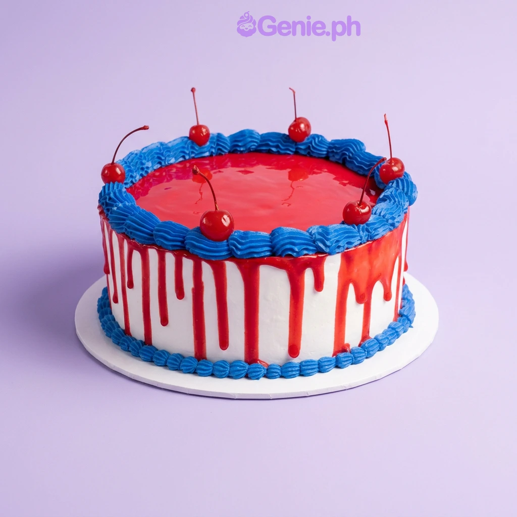 Cherry Drip Cake