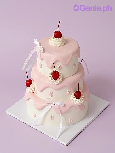 Cherry Drip Cake