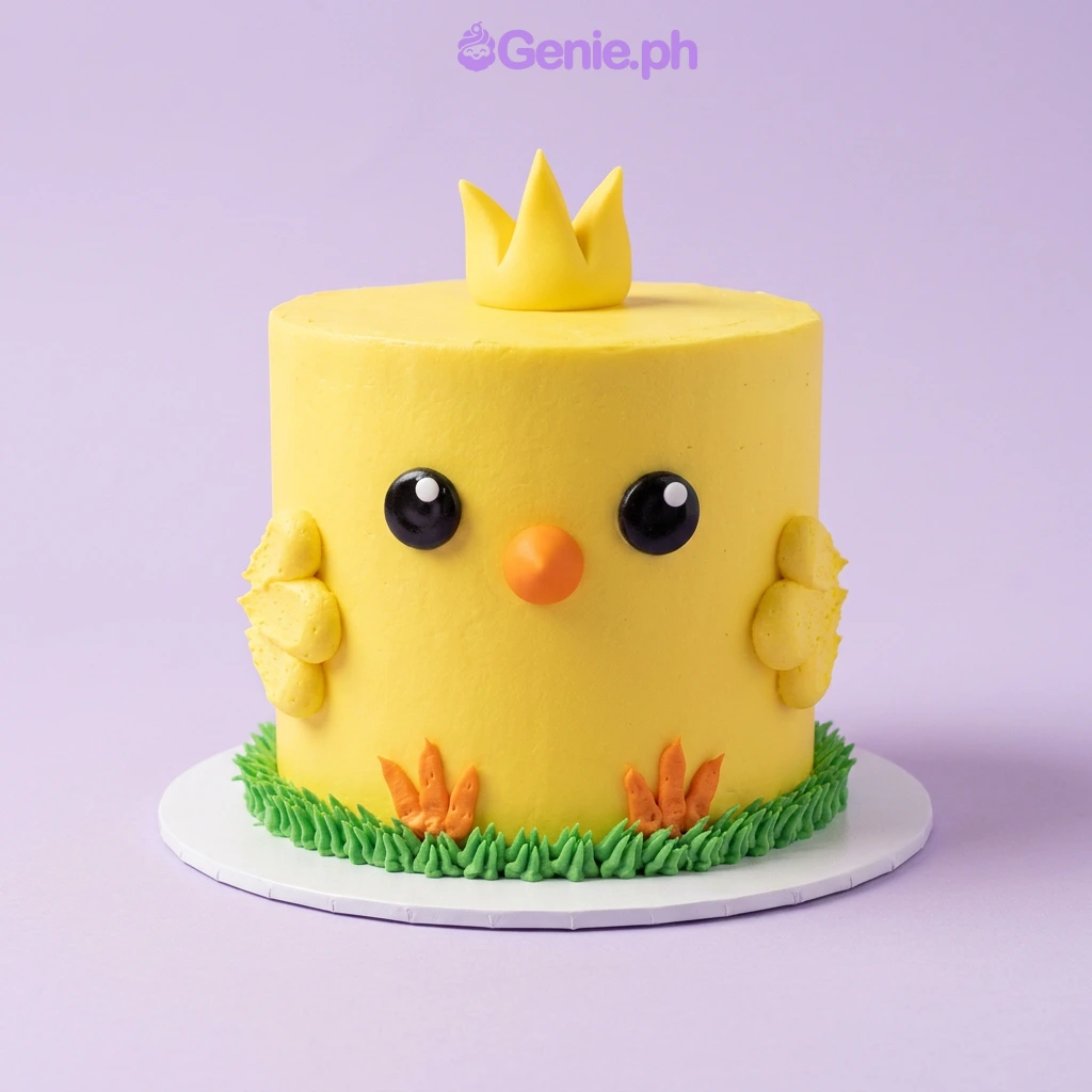 Chick Yellow Cake Design Chick Yellow Cake Design