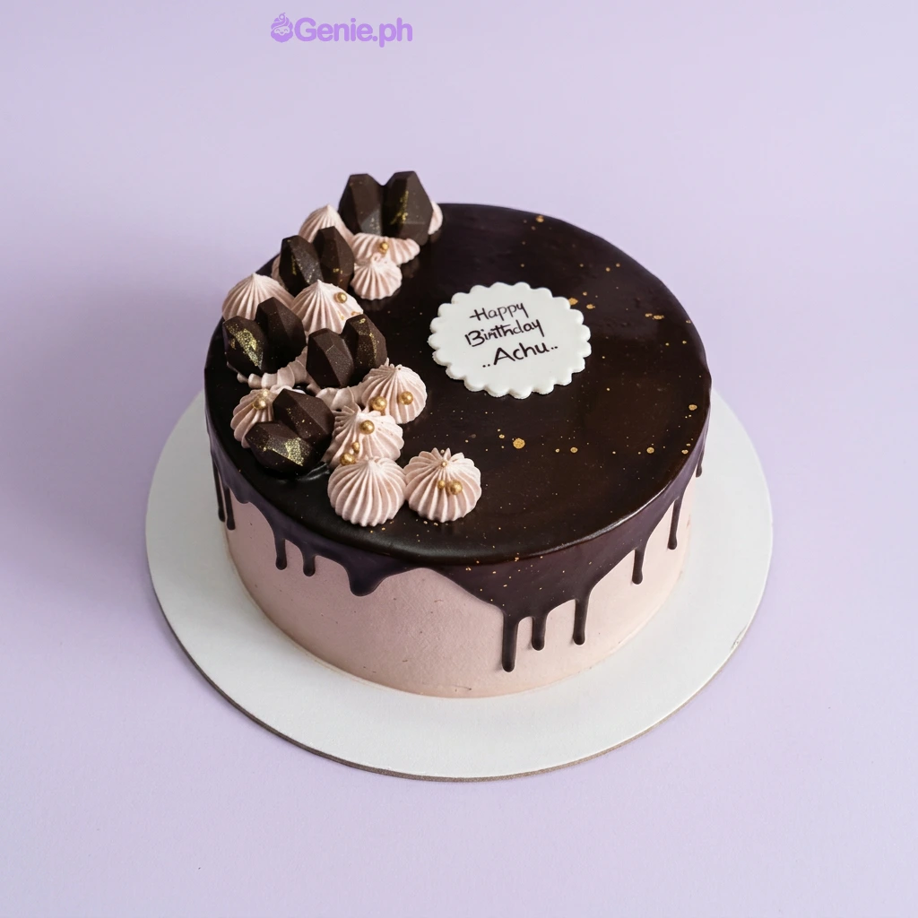 Chocolate Drip Merida Cake Design