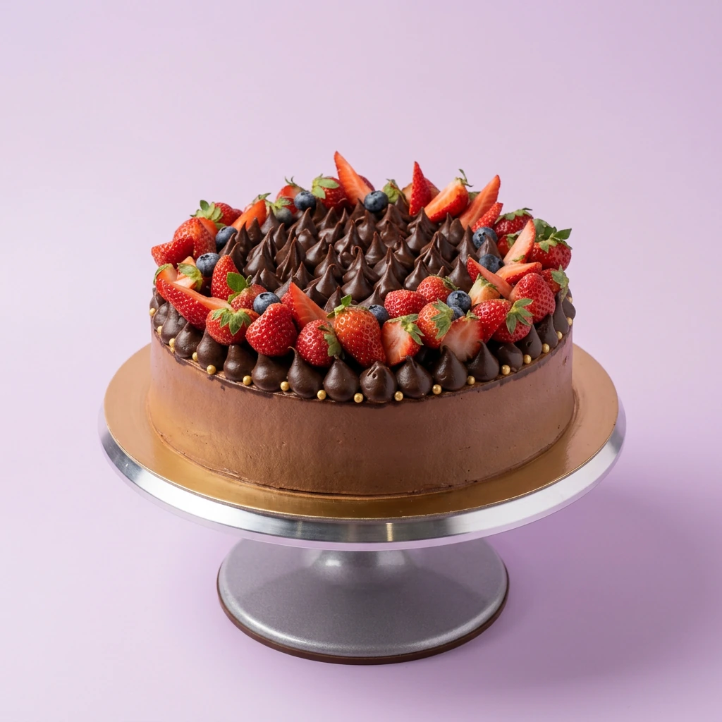 Chocolate Strawberry Strawberry Birthday Cake Design