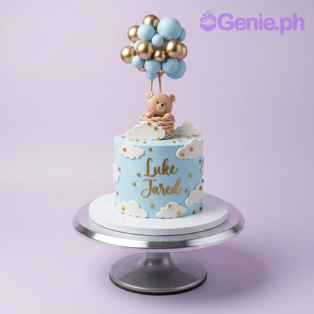 Christening Bear Christening Girl Cake Design