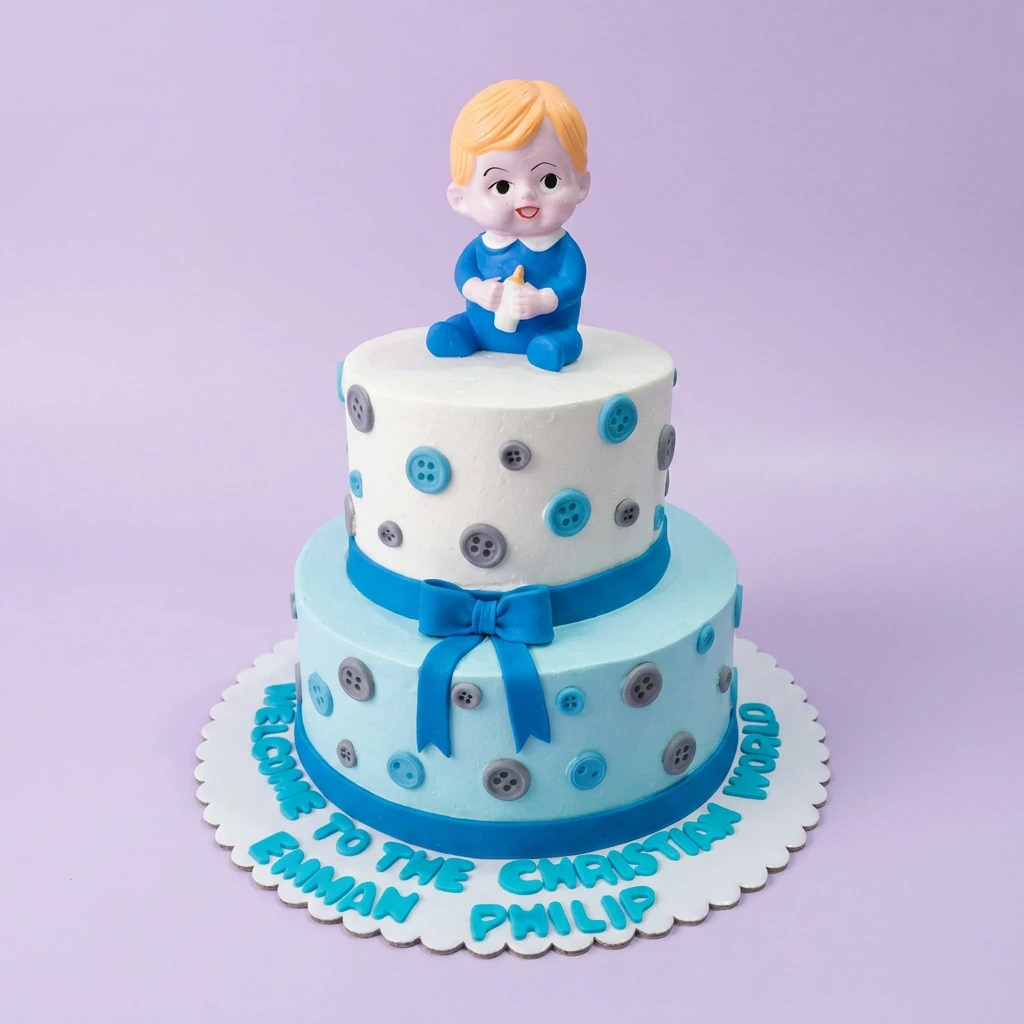 Christening Toca Boca Cake Design