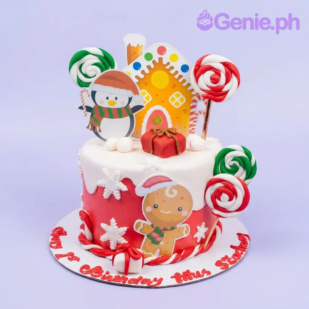 Christmas Birthday Cake