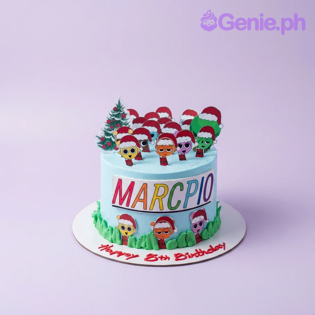 Christmas Character Birthday Blues Clues Cake Design Christmas Character Birthday Blues Clues Cake Design