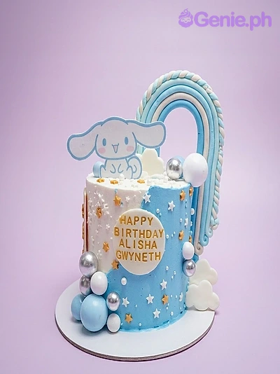 Cinnamoroll Birthday Starbucks Cake Design