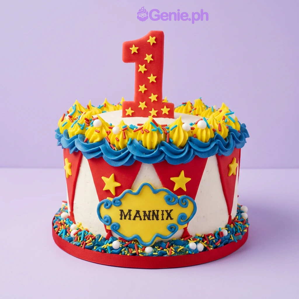 Circus One Cake Design Circus One Cake Design