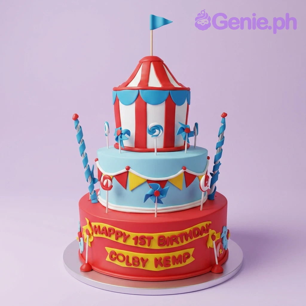 Circus Carnival Cake Circus Carnival Cake
