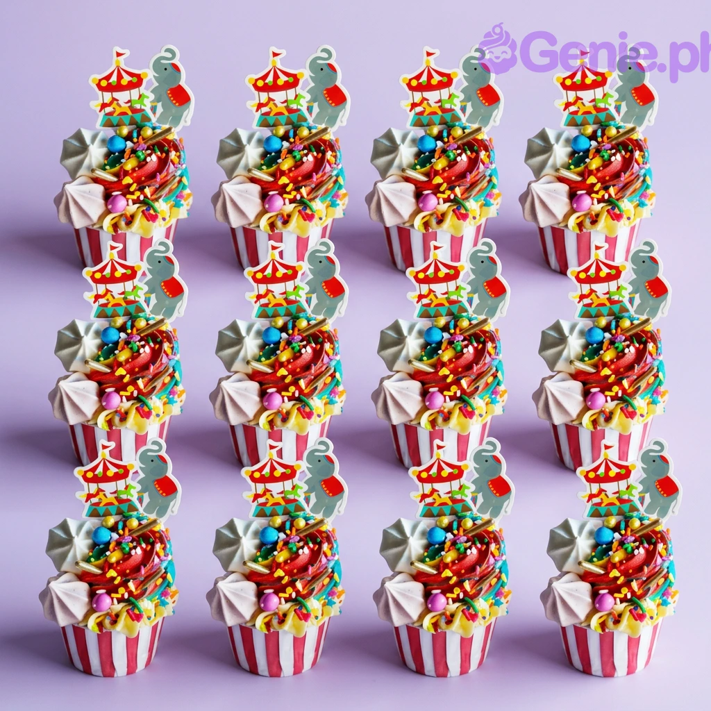 Circus Merida Cupcakes Design