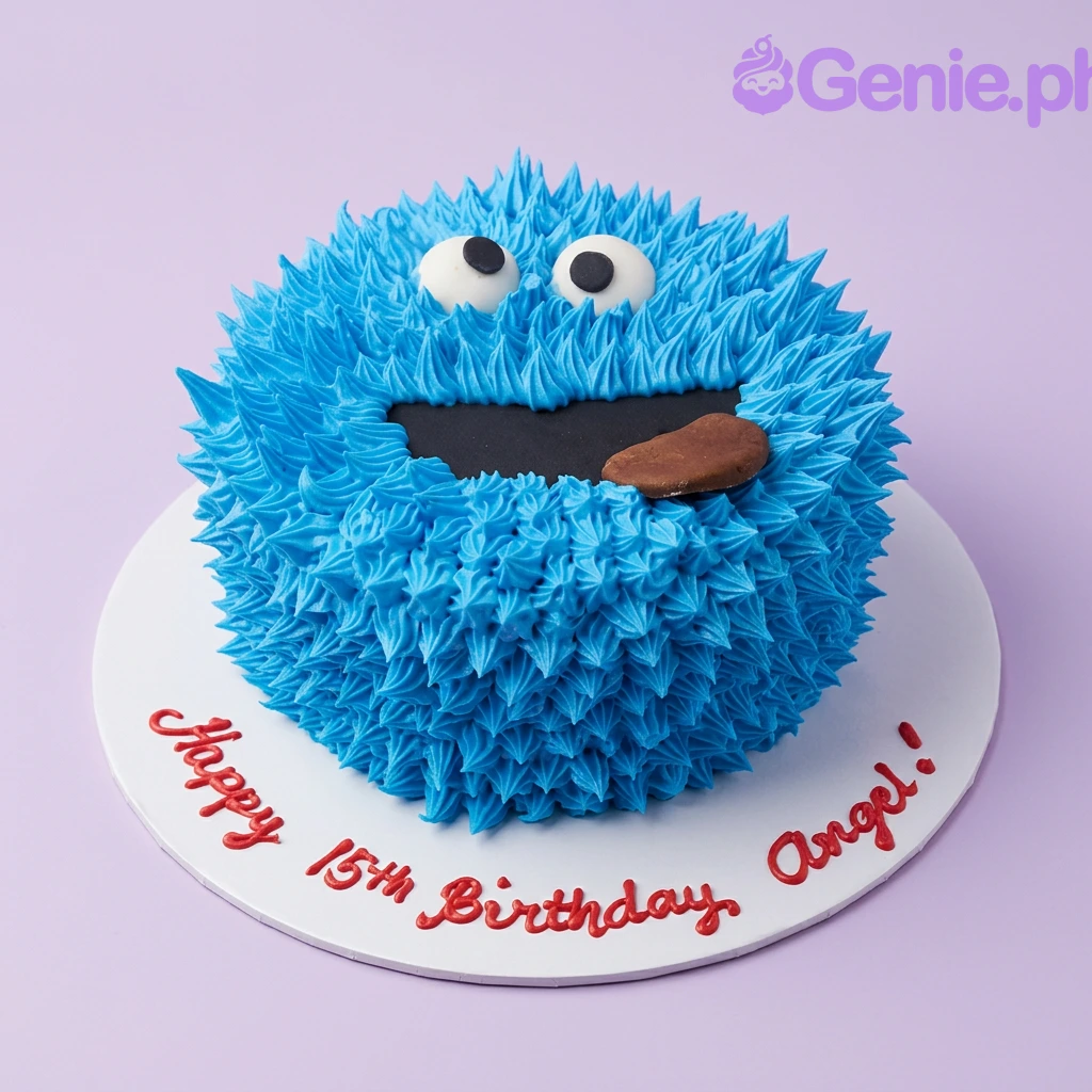 Cookie Monster Monsters Cake Design Cookie Monster Monsters Cake Design
