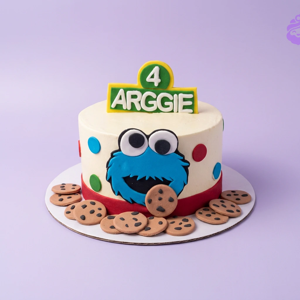 Cookie Monster Monsters Cake Design Cookie Monster Monsters Cake Design