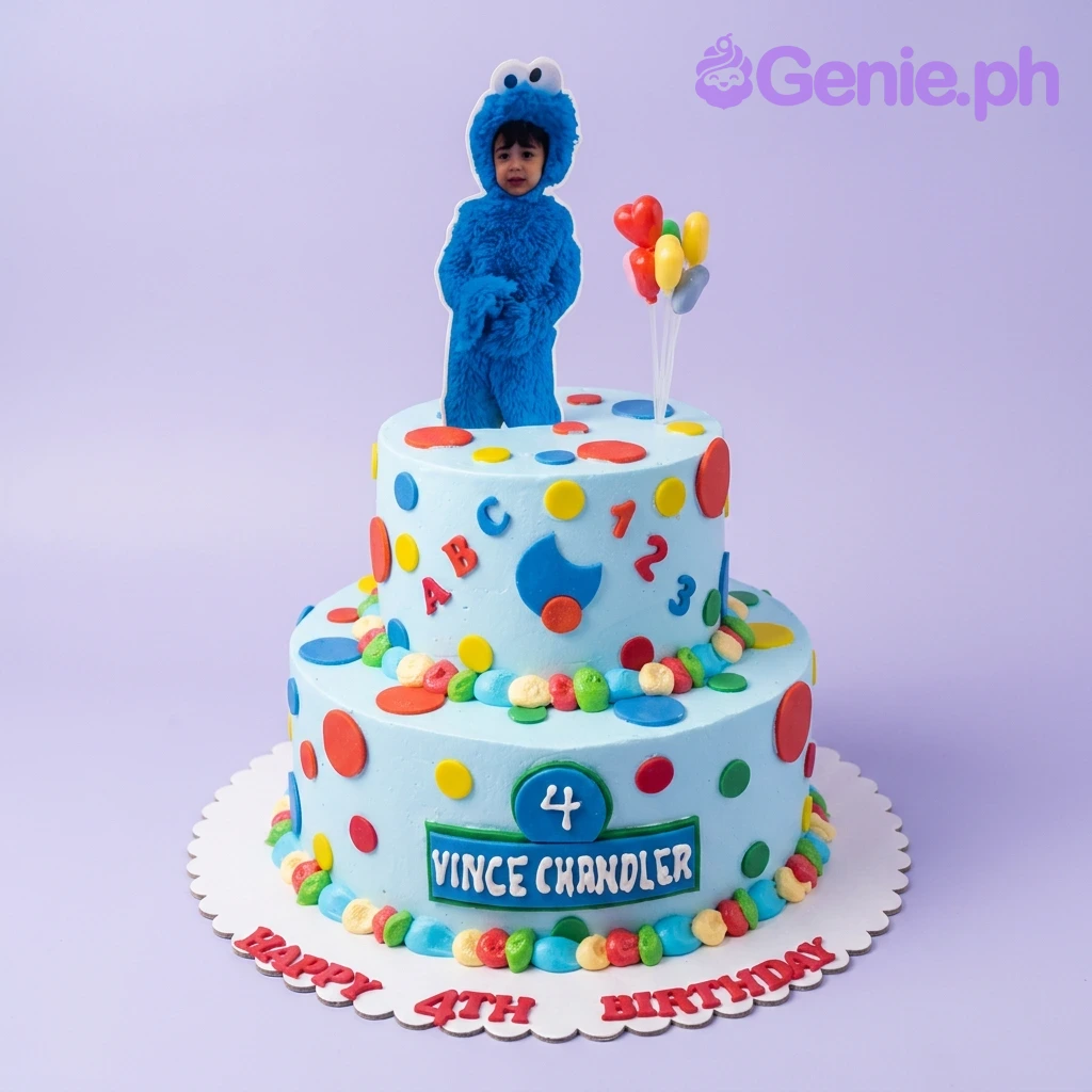 Cookie Monster Monsters Cake Design Cookie Monster Monsters Cake Design