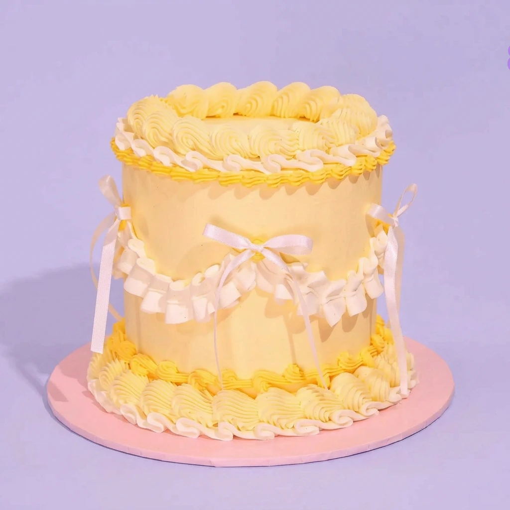 Coquette Ribbon Cake Design Coquette Ribbon Cake Design