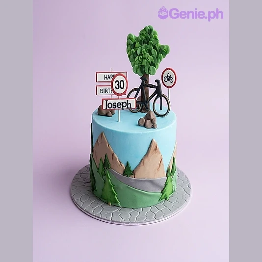 Cycling Birthday Cake