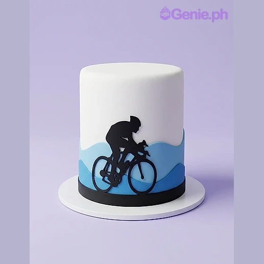 Cycling Birthday Cake Design