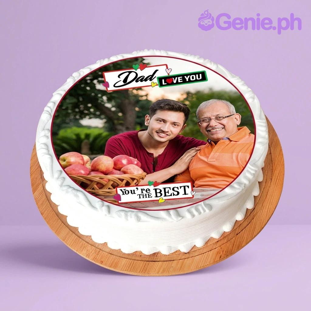 Dad Photo Cake
