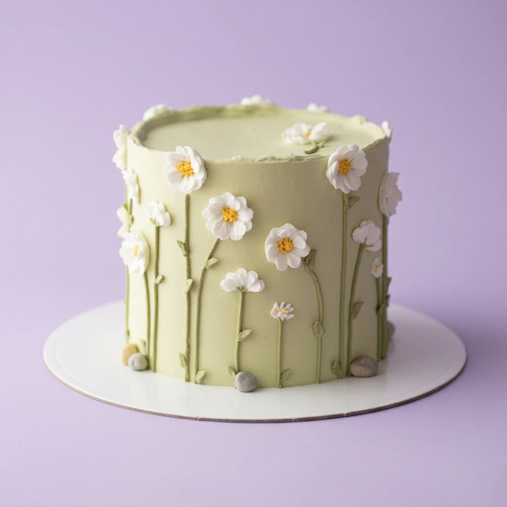 Daisy Floral Cake